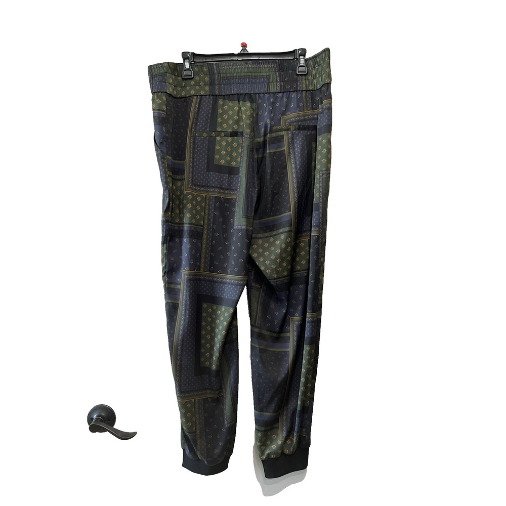 Veronica Beard Avamere Patchwork effect track jogger Pants,2 pockets Size 16 - Picture 4 of 13